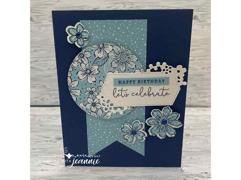 Night of Navy Petal Park card